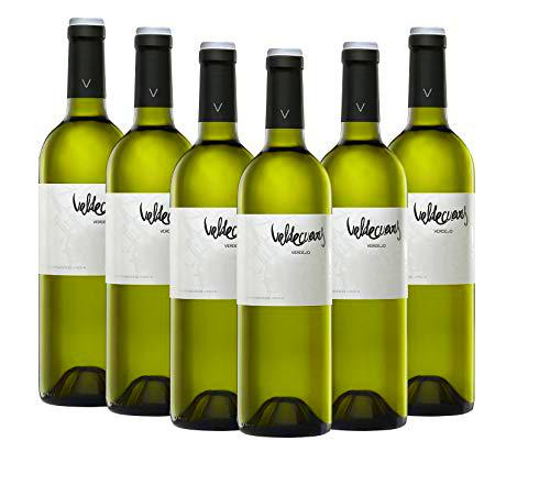 Añada Valdecuevas Verdejo, Caja de 6, Vino Blanco, 750 ml x6 D.O RUEDA 6 botellas