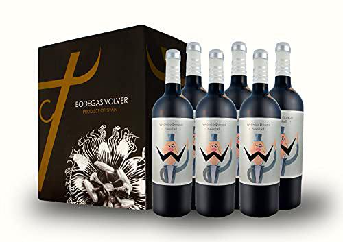 BODEGAS Y VIÑEDOS VOLVER | Vino Tinto Wrongo Dongo | Pack de 6 Botellas | Cosecha 2020 | Variedad Monastrell | Vino de Jumilla | Crianza de 6 Meses en Barrica | (6 Botellas de 750 ml)