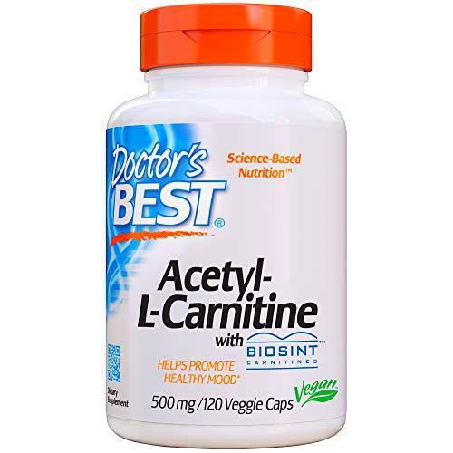 Doctor's Best Acetyl L-Carnitine with Biosint Carnitines, 500mg