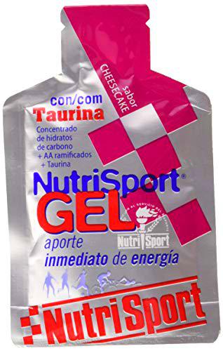 Caja Nutrisport Gel Taurina Cheesecake 24 Geles