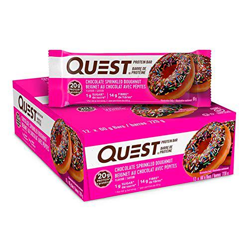 Quest Nutrition Quest Bar, Chocolate Sprinkled Doughnut