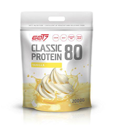 GOT7 CLASSIC PROTEIN 80 - Batido de proteína de suero de leche Proteína de suero para la construcción de músculo Entrenamiento con pesas Culturismo