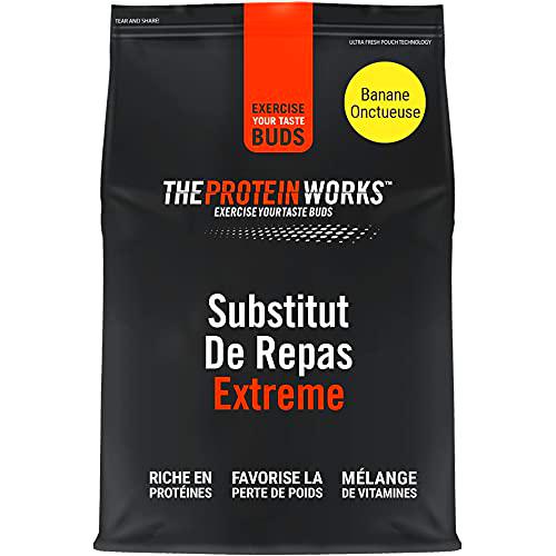 Sustitutivo de Comidas Extreme | Sundae de Plátano Suave | Comida Nutricionalmente Completa | Vitaminas Potenciadoras del Sistema Inmune | THE PROTEIN WORKS | 2kg