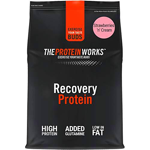 Recovery Protein | Sabor fresas con nata, 2 kg | Ayuda a la recuperación