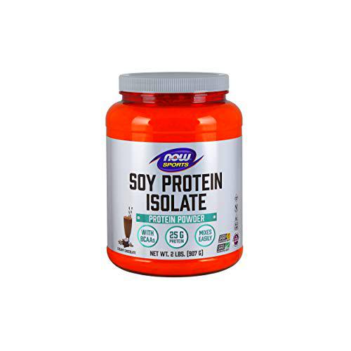 Now Foods Aislado de proteína de soja, chocolate - 907g 1090 g