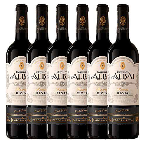 Castillo De Albai Reserva Tinto D.O.C. Rioja Vino - Paquete de 6 x 750 ml