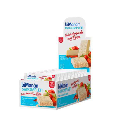 BIMANAN beKOMPLETT - Barritas Sabor Cheesecake con Fresa