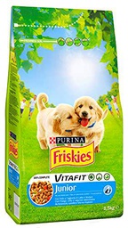 Friskies Juego 6 1,5 kg.Junior Pollo-Verdure Comida para Perros