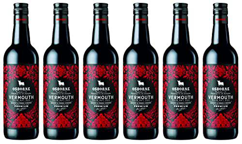 Osborne - Vermouth rojo Osborne caja de 6 botellas 4500 ml