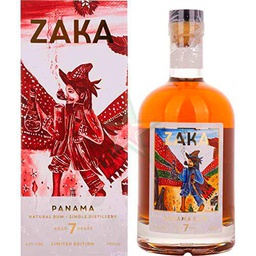 Zaka Zaka 7 Years Old PANAMA Rum 42% Vol. 0,7l in Giftbox