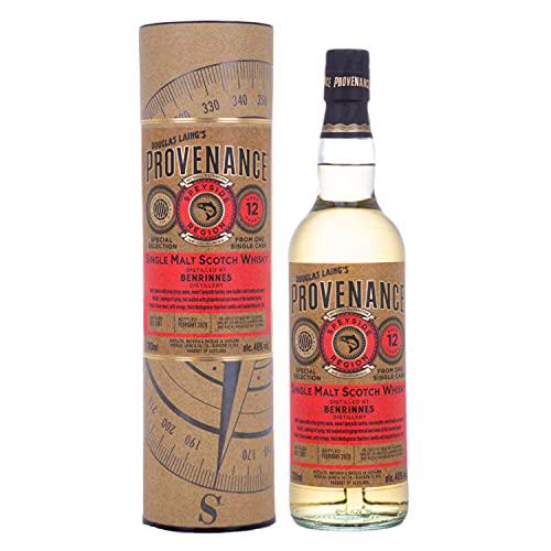 Douglas Laing &amp; Co. Douglas Laing PROVENANCE Benrinnes 12 Years Old Single Cask Malt 2007 46% Vol