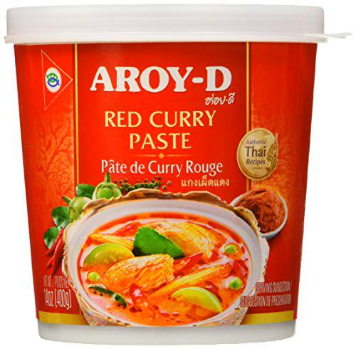 Aroy-D, Salsa de curry (Rojo) - 24 de 400 gr. (Total 9600 gr.)