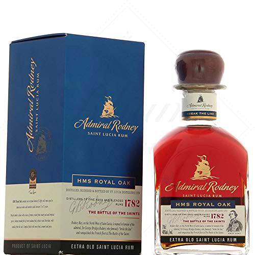 Admiral Rodney HMS ROYAL OAK Extra Old Saint Lucia Rum 40%