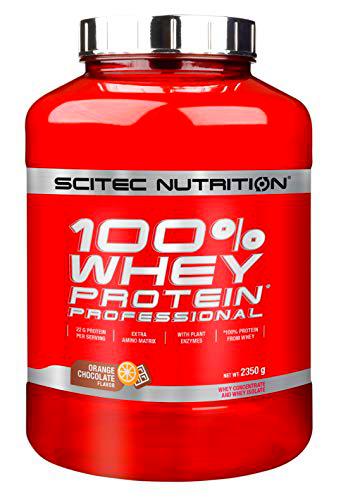 Scitec Nutrition 100% Whey Protein Professional Proteína Naranja, Chocolate