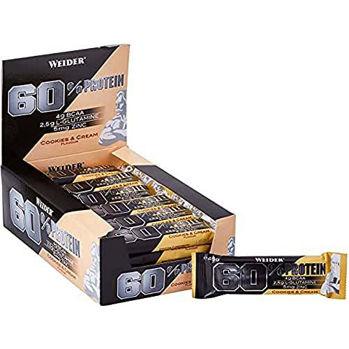 Weider 60% Protein Bar Vainilla Caramelo 24 x 45 gr