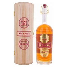 Poli Grappa Barrique Due Barili 40% - 700 ml in Holzkiste