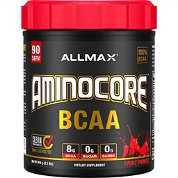 AllMax Nutrition Aminocore Bcaa, Ponche de Frutas Explosiva