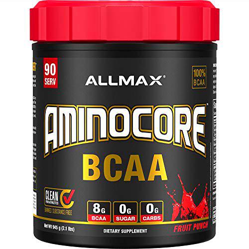 AllMax Nutrition Aminocore Bcaa, Ponche de Frutas Explosiva