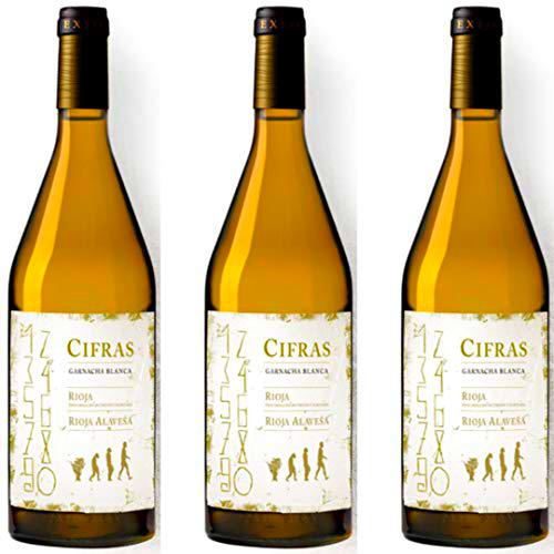 Cifras Vino Blanco - 3 botellas x 750ml - total: 2250 ml