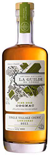 La Guilde du Cognac - Cognac Fins Bois 700ml, 40% - Edición Limitada con Denominación de Origen Controlada