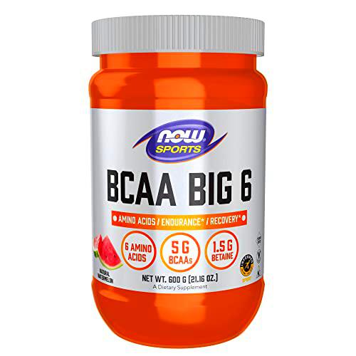 Now Foods Bcaa Big 6, Watermelon - 600G - 600 gr