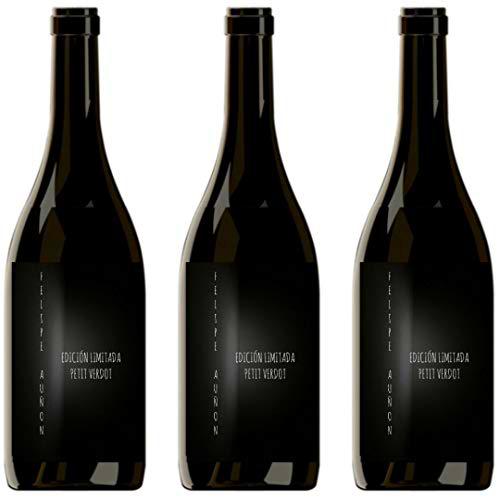 Felipe Auñon Vino Tinto - 3 botellas x 750ml - total: 2250 ml