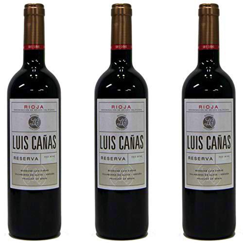 Luis Cañas Reserva Vino Tinto Reserva - 3 botellas x 750ml