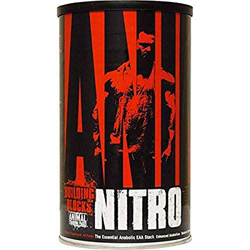 Universal Nutrition Animal Nitro Suplemento Esencial Anabólico EAA Pila 40 Paquetes 370 g