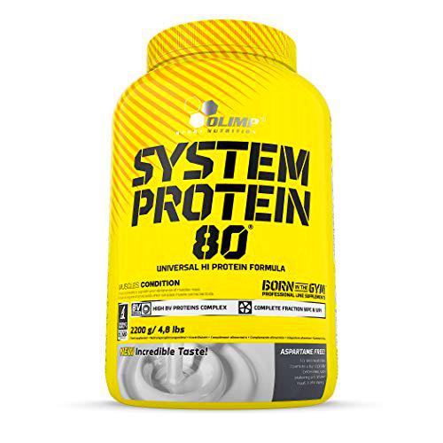 Olimp Sport Nutrition System Protein 80 Proteína, Sabor Fresa