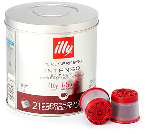 Illy caffè Iperespresso 21 Cápsulas Tueste Intenso 6 Pack de 21 Cápsulas