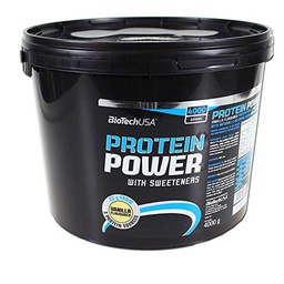 BioTechUSA Protein power Mezcla de Proteínas, Sabor Vainilla