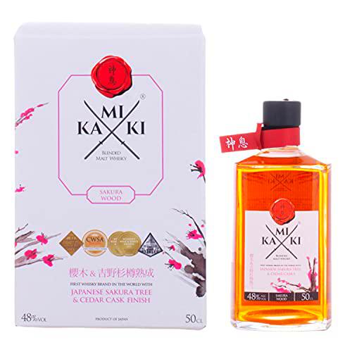 KAMIKI Blended Malt Whisky SAKURA &amp; CEDAR Cask Finish 48%