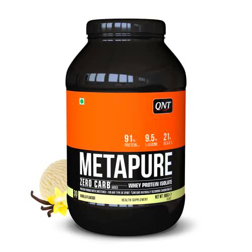 QNT Metapure Zero Carb Whey Isolate, Sabor Vanilla