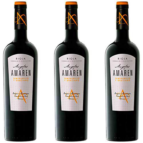 Ángeles Vino Tinto - 3 botellas x 750ml - total: 2250 ml