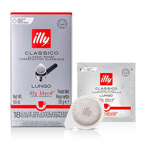 Illycaffè Illy Ese - 18 Monodosis Café Largo Tueste Classico