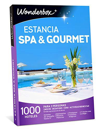 Wonderbox Caja Regalo -ESTANCIA SPA &amp; GOURMET- 1.000 hoteles para dos personas