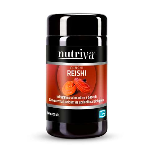 Nutriva Reishi, Complemento Alimenticio a base de Ganoderma lucidum en cápsulas