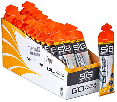 Science in Sport Caja de 30 Geles Isotónicos, Sabor Naranja