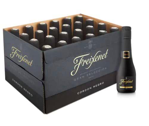 Freixenet mini Cordon negro - Cava Brut- Caja de 24 unidades de 200ml