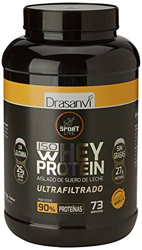 WHEY PROTEIN AISLADO VAINILLA 2,2 KG SPORT LIVE DRASANVI