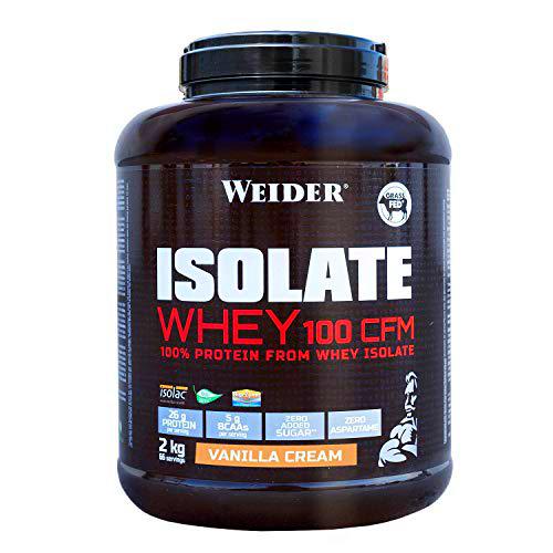 Weider Isolate Whey 100CFM. 100% aislado de proteina de suero