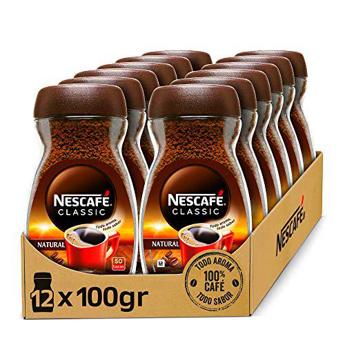 NESCAFÉ CLASSIC NATURAL todo aroma y sabor, café soluble