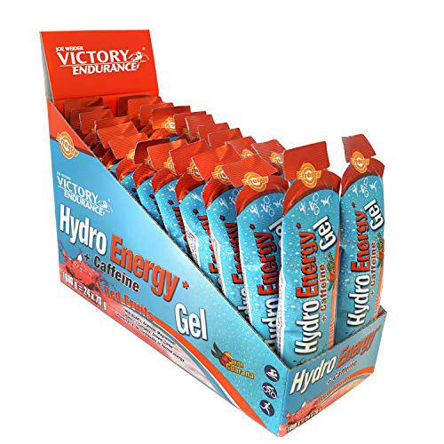 Victory Endurance Hydro Energy Gel Caffeine Red Fruit 70g.Textura más líquida