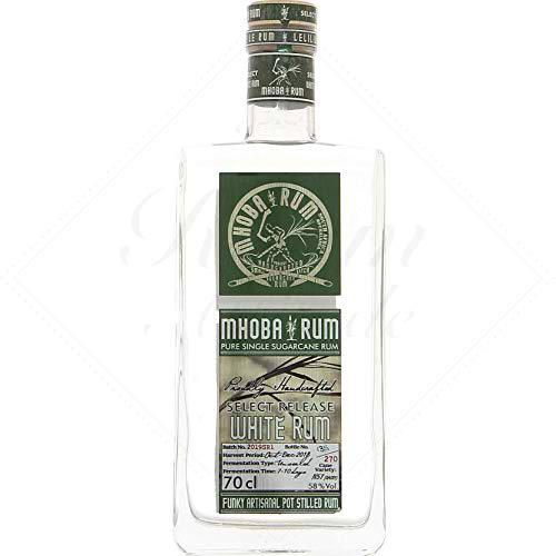 MHOBA Rum Mhoba Rum Select Release WHITE Rum 58% Vol. 0,7l