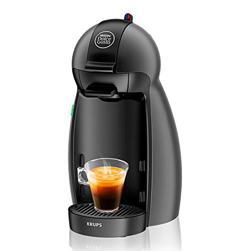 Krups Piccolo KP100B - Cafetera Nestlé Dolce Gusto de 15 bares de presión y 1500 W de potencia con depósito de 0.6 L