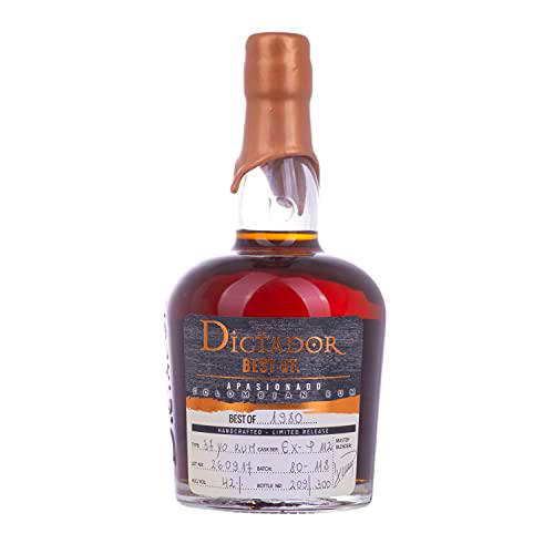 Dictador BEST OF 1980 APASIONADO Colombian Rum 37YO/260917/EX-P112 42%