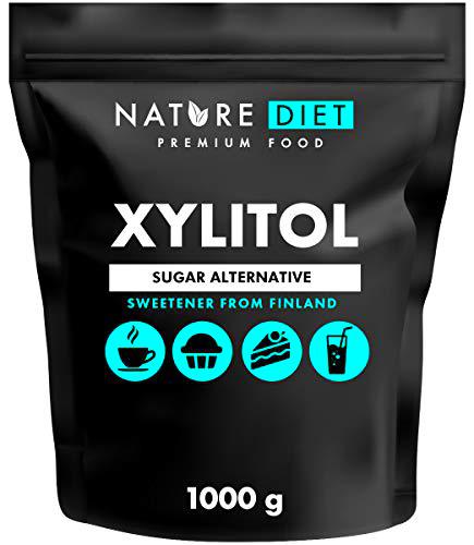 Nature Diet - Azúcar xilitol 5kg | Xilitol de Finlandia 5x1000g | Azúcar de abedul 100%