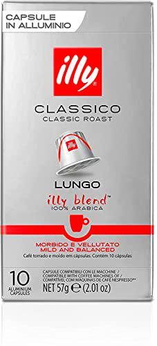 Café illy Tostado CLÁSICO LARGO en Cápsulas Compatibles Nespresso®