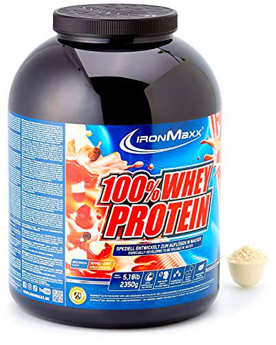 IronMaxx Ironmaxx Sabor Manzana-Canela 100% Polvo Proteína De Suero 2.35 Kg En Lata 2350 g