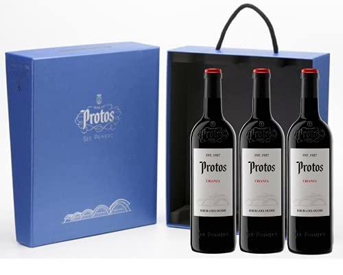 Protos Vino Tinto Crianza, Estuche Vino Tinto 3 botellas